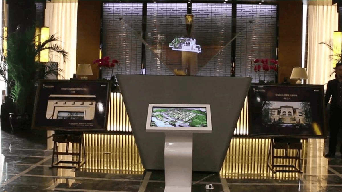 3D全息展示柜-360度立体全息投影展示柜