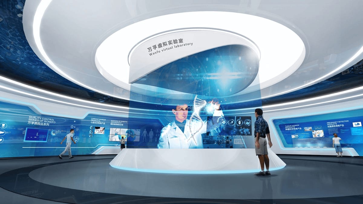 医疗器械科技企业展示厅设计